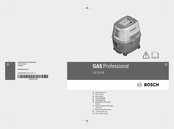 Bosch GAS Professional 15 PS Notice Originale