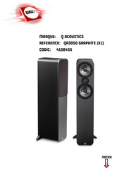 Q Acoustics QA3050 X1 Manuel De L'utilisateur