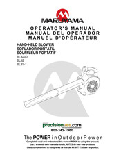 Maruyama BL32 Manuel D'opérateur