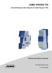 JUMO dTRANS T04 Notice De Mise En Service