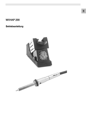 Weller WXHAP 200 Mode D'emploi