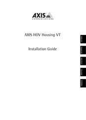 Axis Communications HOV Housing VT Guide D'installation