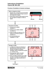 Bosch BE 300 LSN Instructions D'installation