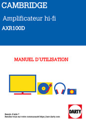 Cambridge Audio AXR100D Manuel D'utilisation