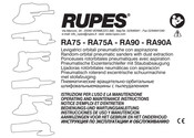 Rupes RA75 Notice D'emploi Et D'entretien