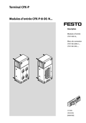 Festo I CPX-P-8DE-N Série Traduction De La Notice Originale