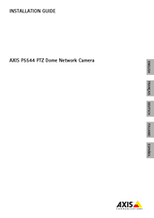 Axis Communications P5544 Guide D'installation