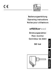 IFM Electronic efector 300 SID fast Notice Pour Utilisateurs