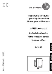 IFM Electronic efector200 OJ5192 Notice Pour Utilisateurs