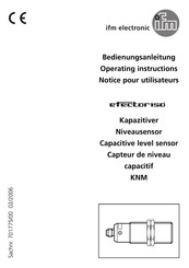 IFM Electronic efector150 KNM Notice Pour Utilisateurs