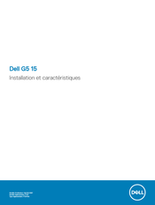 Dell G5 5587 Installation Et Caractéristiques