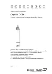 Endress+Hauser Oxymax COS61 Instructions Condensées