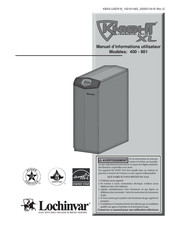 Lochinvar KNIGHT XL 400 Manuel D'informations Utilisateur