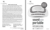 HoMedics mybaby soundspa portable Manuel D'instruction Et Information Sur La Garantie