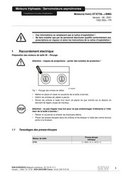 Sew Eurodrive DT/ET56+/BMG Serie Complement A La Notice D'exploitation