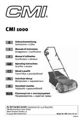 AL-KO CMI 1000 Manuel D'utilisation