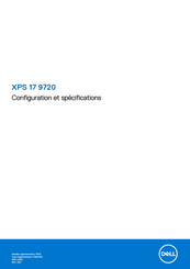 Dell XPS 17 9720 Configuration Et Spécifications