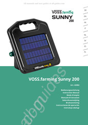 VOSS.farming SUNNY 200 Mode D'emploi