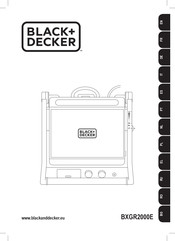 Black & Decker BXGR2000E Mode D'emploi