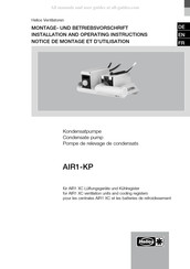Helios AIR1-KP Notice De Montage Et D'utilisation