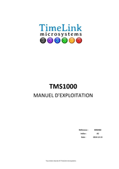 TimeLink TMS1000 Manuel D'exploitation