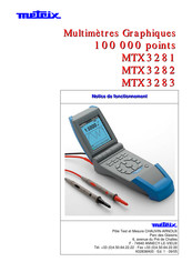 Metrix MTX 3281 Mode D'emploi