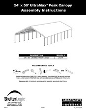 ShelterLogic 27274 Guide D'assemblage