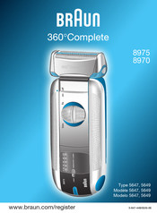 Braun 360 Complete 8975 Mode D'emploi