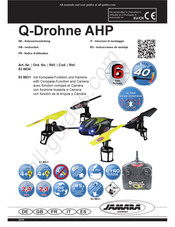 Jamara Q-Drohne AHP Notice D'utilisation