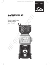 SOLIS CAFFISSIMA IQ Mode D'emploi