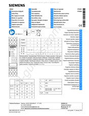 Siemens SIRIUS 3TK2824 Instructions De Service Originales