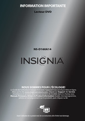 Insignia NS-D160A14 Mode D'emploi