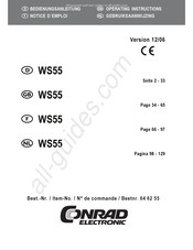 Conrad Electronic WS55 Notice D'emploi