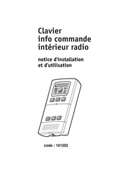 FAAC 101202 Notice D'installation Et D'utilisation