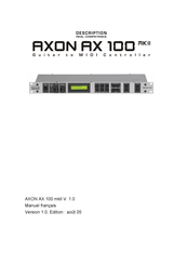 TerraTec AXON AX 100 MKII Manuel