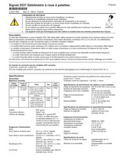 GF Signet 2537 Mode D'emploi