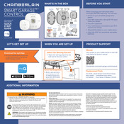 Chamberlain MYQ-G0401 Guide De Démarrage Rapide