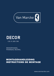 Van Marcke DECOR Instructions De Montage