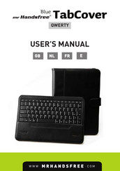 Mr Handsfree Blue TabCover QWERTY Mode D'emploi