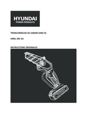 Hyundai power products HMEL 20V 2A Instructions Originales