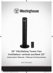 Westinghouse WSFTDXS32BK Manuel D'instructions