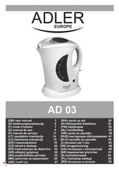 Adler europe AD 03 Mode D'emploi