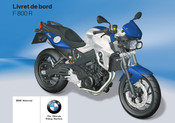 BMW Motorrad F 800 R Livret De Bord