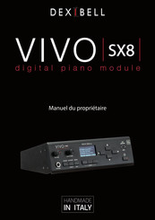 Dexibell VIVO SX8 Manuel Du Propriétaire