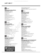 Hotpoint Ariston LSFF 8M117 Mode D'emploi