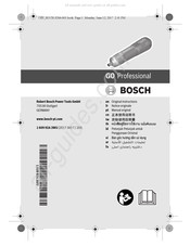 Bosch GO Professional Notice Originale