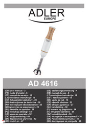 Adler europe AD 4617 Mode D'emploi