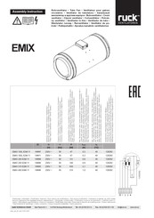 Ruck Ventilatoren EMIX 160L E2M 11 Guide Rapide