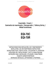 EQUATION EQI-70R Instructions Pour L'installation, L'utilisation Et L'entretien