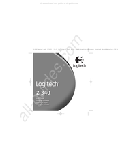 Logitech Z-340 Guide De L'utilisateur